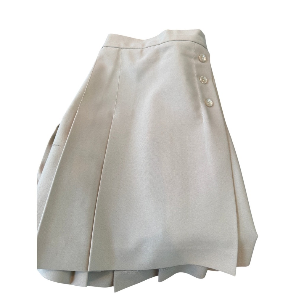 VTG Lilys of Beverly Hills Pleated Skirt High Size 16 Tennis Preppy Club - Picture 3 of 5